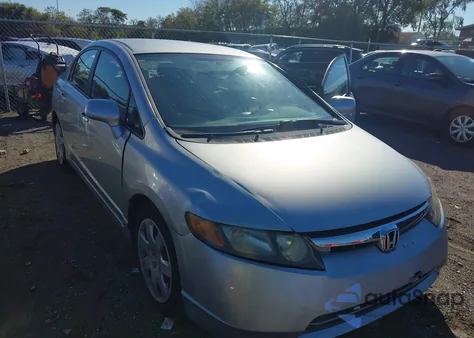 2006 Honda Civic Lx из США, поврежденный, VIN 1HGFA16596L101997